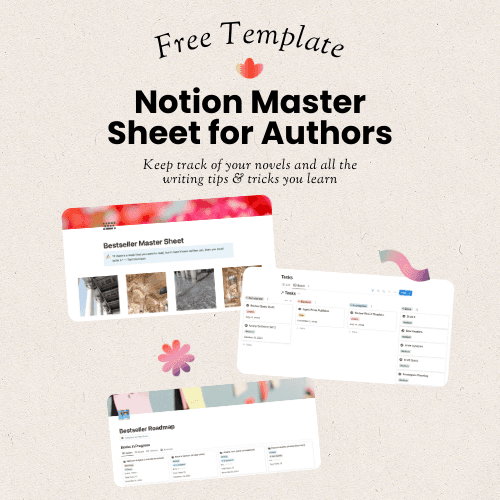 image promoting a notion sheet for author